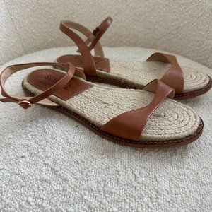 Shutz Flat Brown Sadals for Women